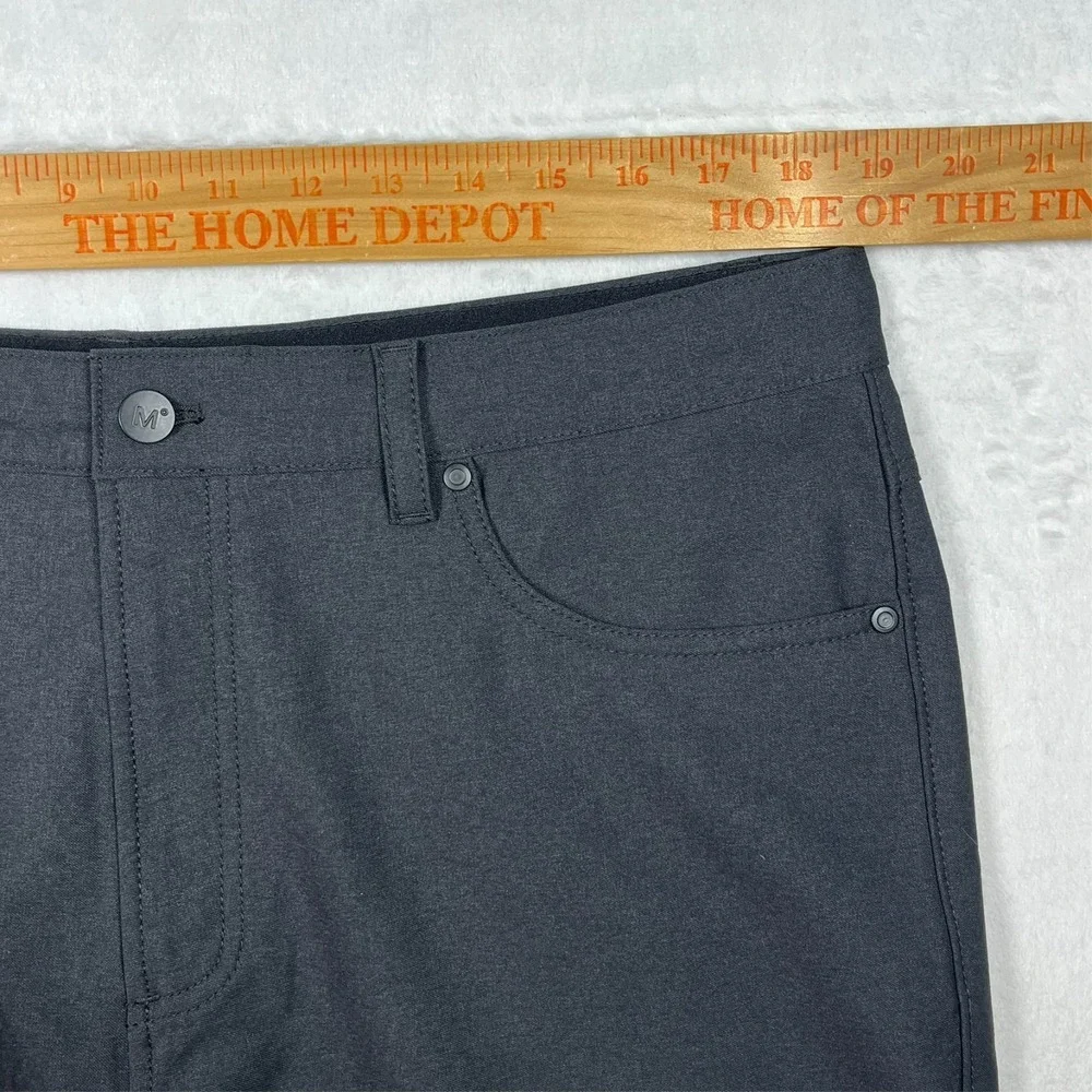 Ministry of Supply‎ Kinetic Pants Mens 38x33 Grey Primeflex Stretch Tech Chino